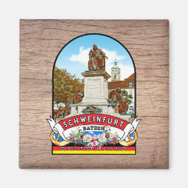 Deutschland Schweinfurt Vintage souvenir Magnet