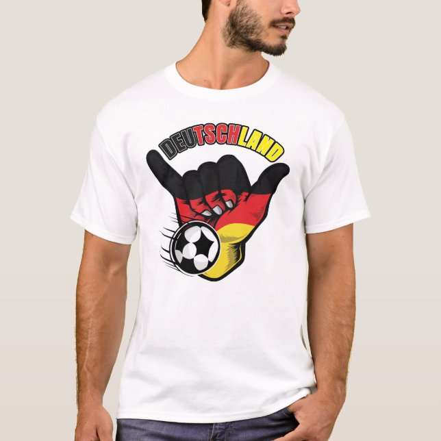 Deutschland Soccer T Shirt (Framsida)