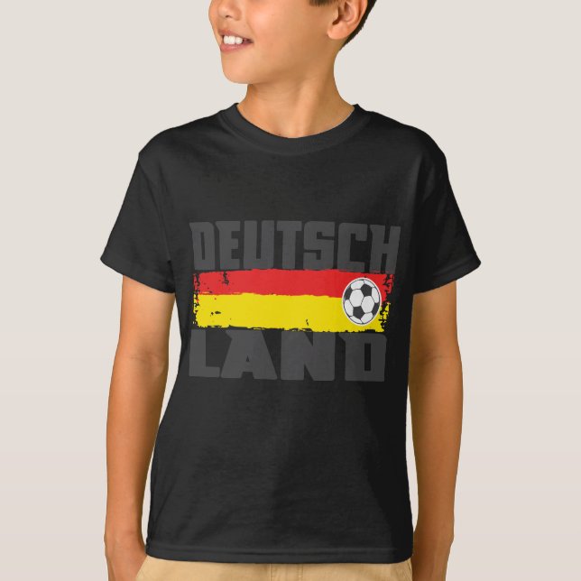 Deutschland Soccer Tee Shirt (Framsida)