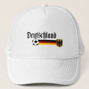 Deutschland stor fussballlogotyp truckerkeps