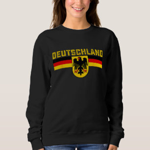 Deutschland Tyskland Flagga Eagle German National T Shirt