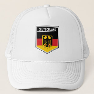Deutschland/Tyskland Flagga Shield Keps