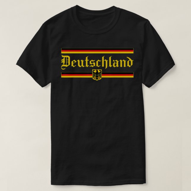 DEUTSCHLAND Tysklanda Flagga baby  T Shirt (Design framsida)