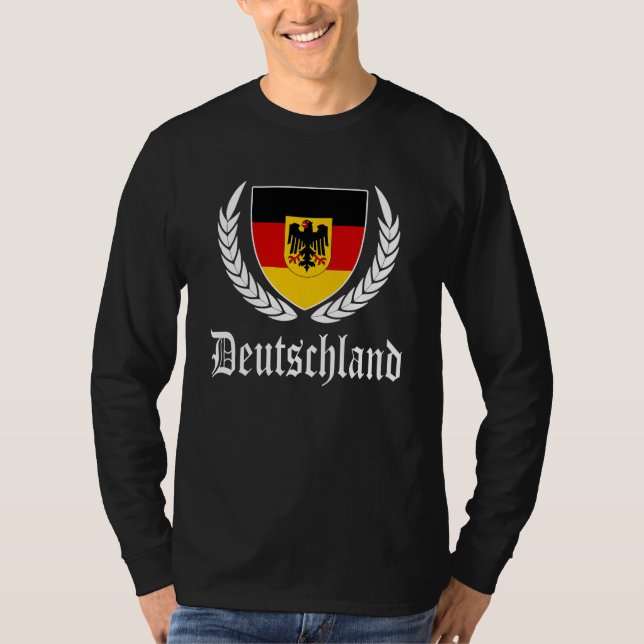 Deutschlands Vapensköld T Shirt (Framsida)