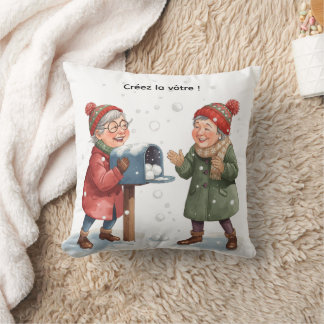 Deux amies en hiver — Scène festive enneigée Kudde