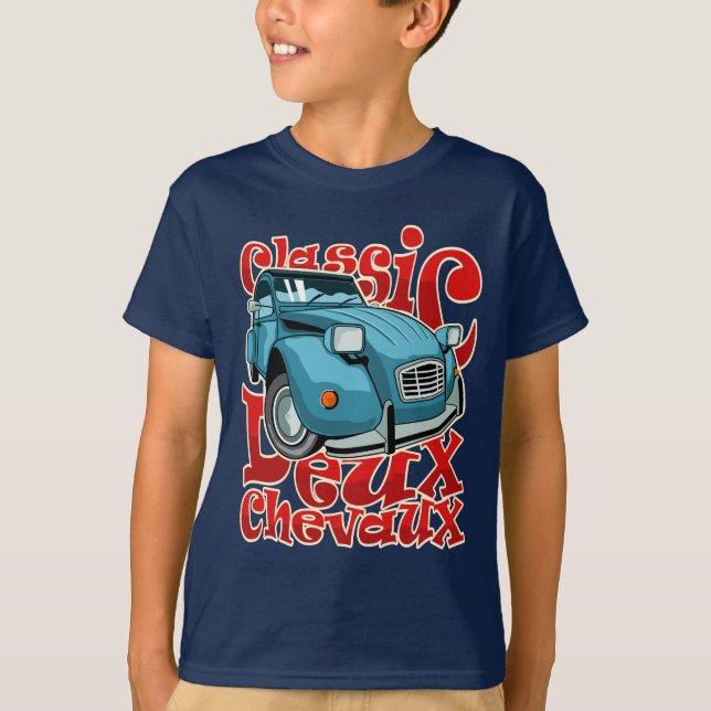 Deux Chevaux T Shirt (Framsida)