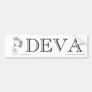 DEVA Bumper Sticker Bildekal