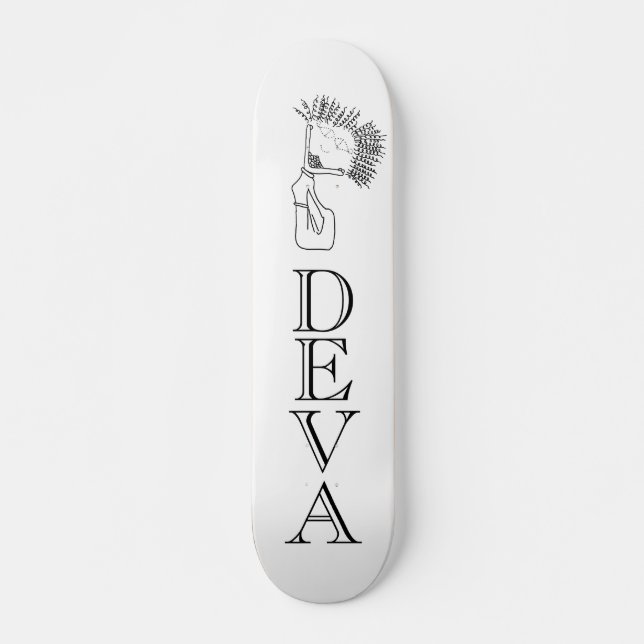 DEVA Skateboard Bräda 20,5 Cm (Framsida)