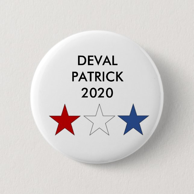 DEVAL PATRICK 2020 Presidentknapp Knapp (Framsida)