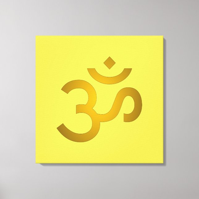 Devanagari om - Canary Canvastryck (Framsida)