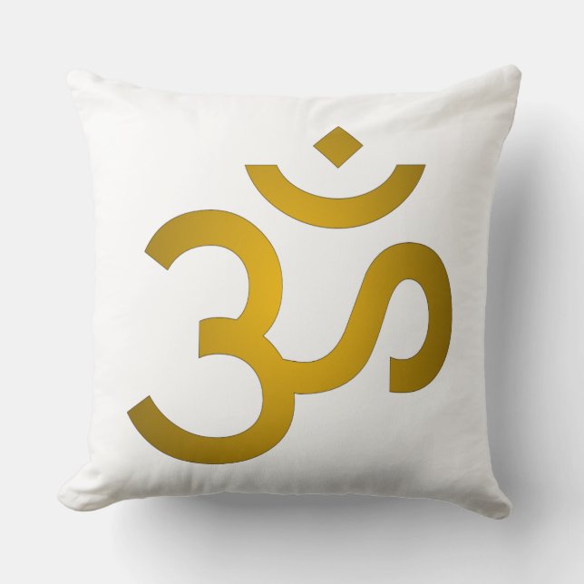 Devanagari om kudde (Framsida)