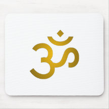 Devanagari Om Mouse Pad
