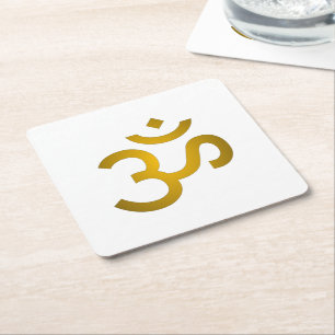 Devanagari om underlägg papper kvadrat
