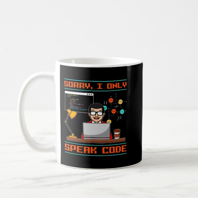 Developer Code Software Ingenjör Programmer Nerd C Kaffemugg (Vänster)