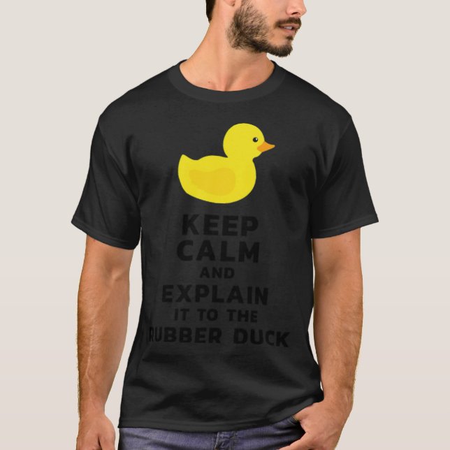 Developer Rubber Duckie coola en kvinna kan inte T Shirt (Framsida)
