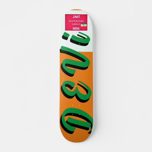 DEVI JMT INDIA 7 3/4-tums Skateboard Deck (Framsida)