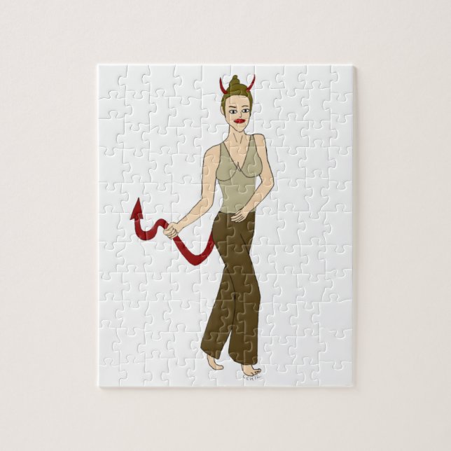 devil girl    pussel (Vertikal)