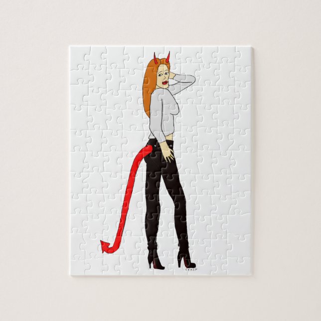 devil girl     pussel (Vertikal)