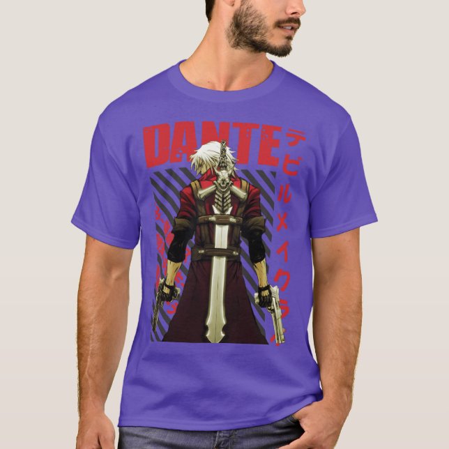 Devil May Cry Dante Sparda T Shirt (Framsida)
