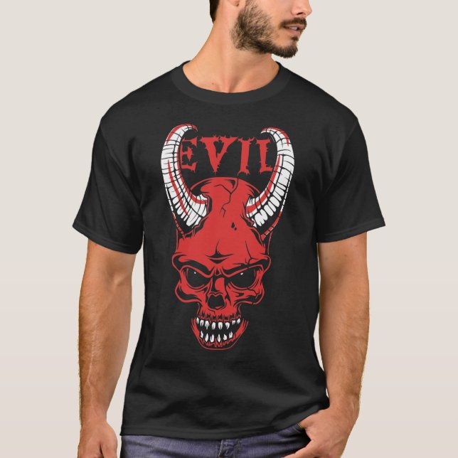 Devil Skull T Shirt (Framsida)