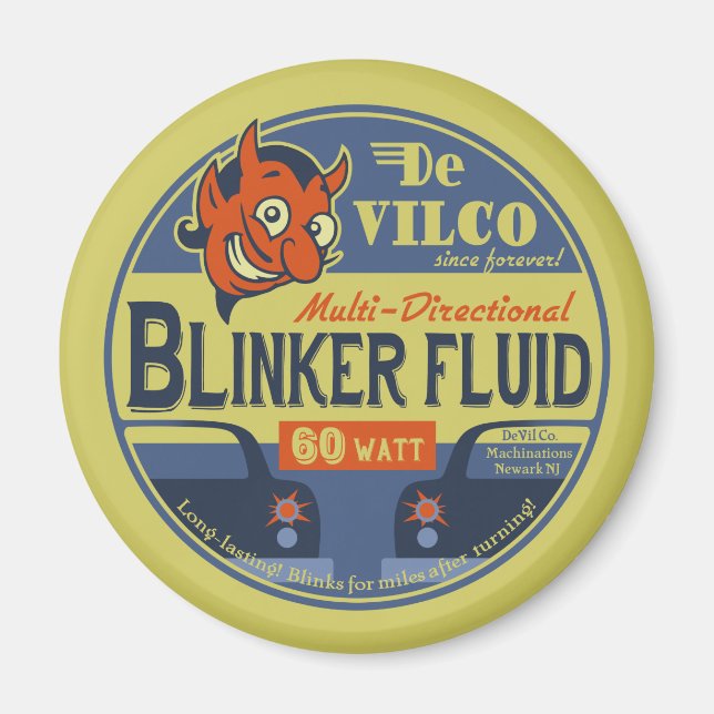 DeVilCo Blinker Fluid Magnet (Framsidan)