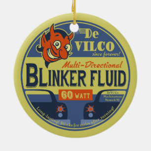 DeVilCo Blinkervätska Julgransprydnad Keramik