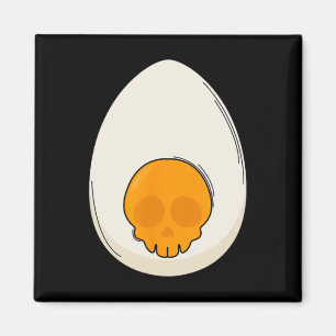 Deviled Egg Costume Djävulen Horns Halloween Kärle Magnet