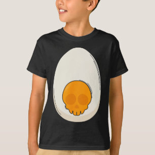Deviled Egg Costume Djävulen Horns Halloween Kärle T Shirt