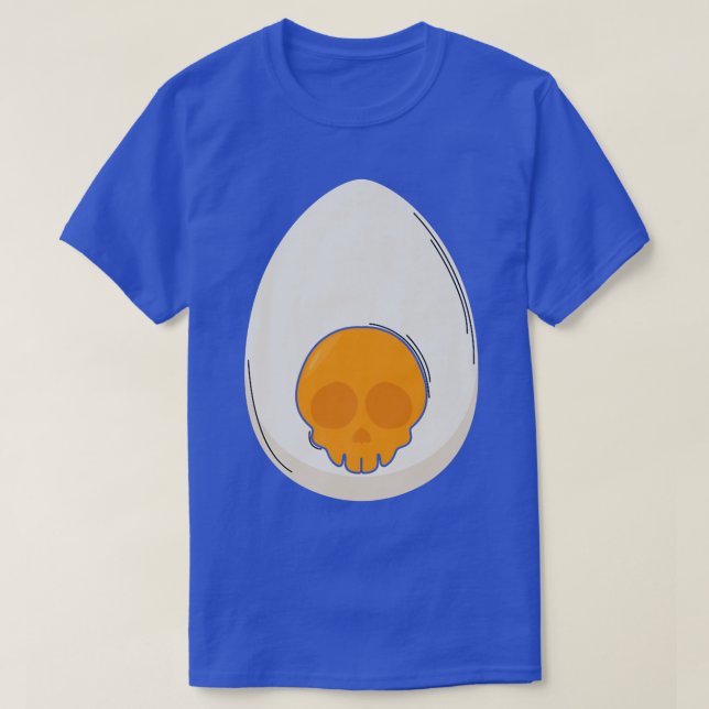 Deviled Egg Costume Djävulen Horns Halloween Kärle T Shirt (Design framsida)