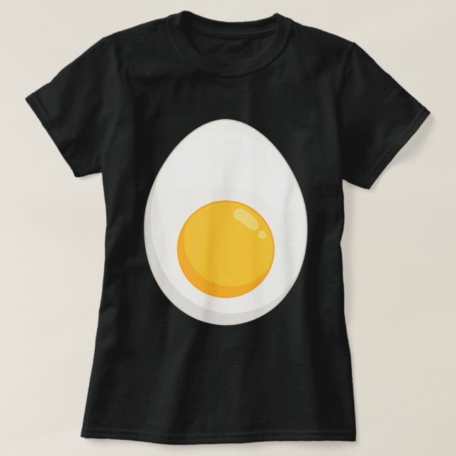 Deviled Egg Costume Djävulen Horns Halloween Kärle T Shirt (Design framsida)