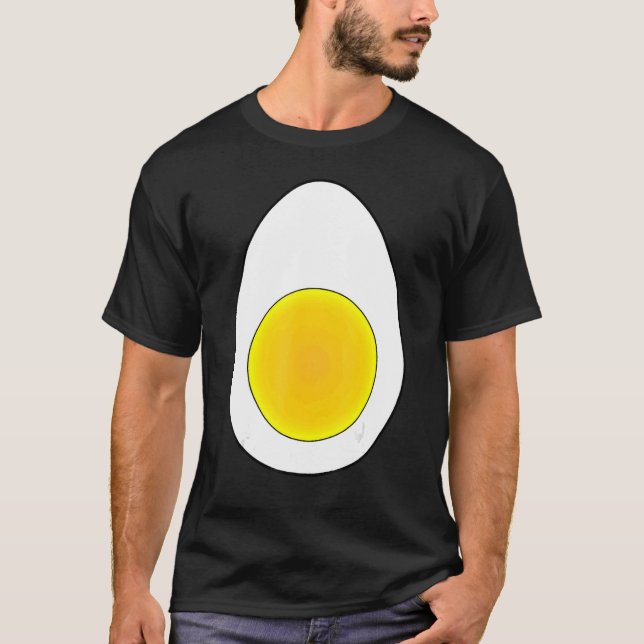 Deviled Egg Costume Fruit Halloween T Shirt (Framsida)