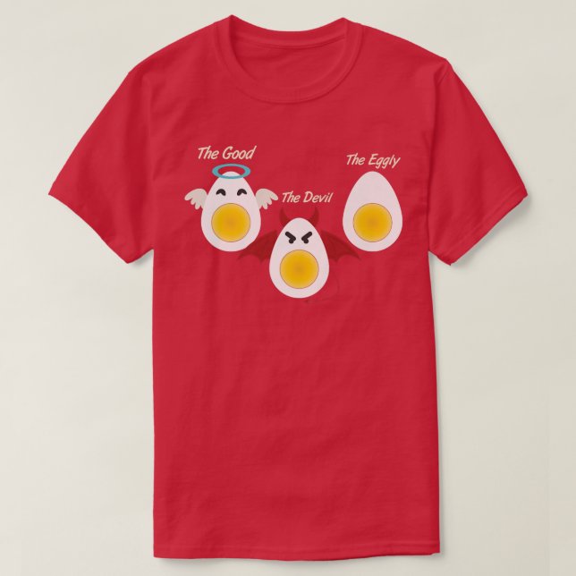 Deviled Egg Costume Funny Joke Halloween Kärlek Eg T Shirt (Design framsida)