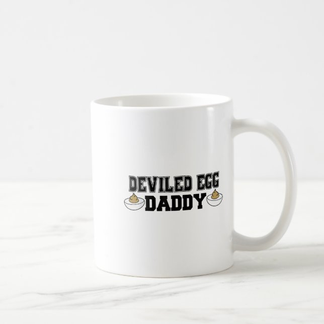 Deviled Egg Daddy - Funny Thanksgiving Deviled Egg Kaffemugg (Höger)
