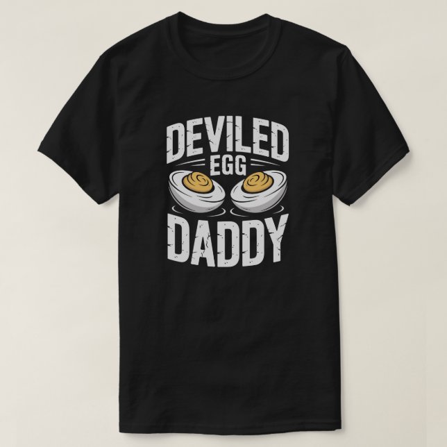 Deviled Egg Daddy Thanksgiving-tröja – Rolig Pun H T Shirt (Design framsida)
