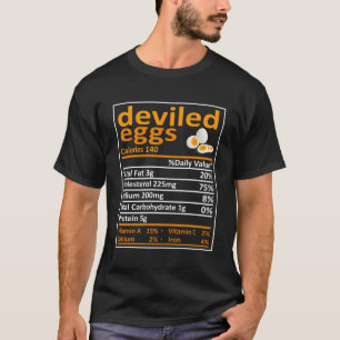 Deviled Egg Nutrition Family Matching Coola Thanks T Shirt