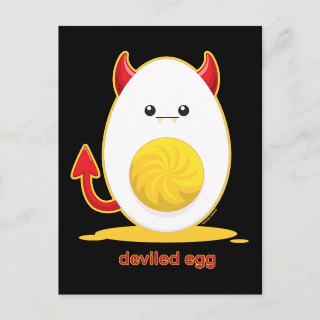 Deviled Egg Vykort (Framsida)