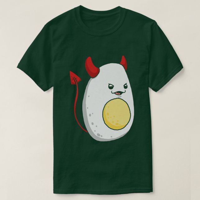 Devilg Egg Day Costume Funny Halloween Kärlek Eggs T Shirt (Design framsida)