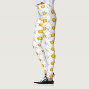 Devilg Egg Eggs Food Foodie Picnic Print Leggings