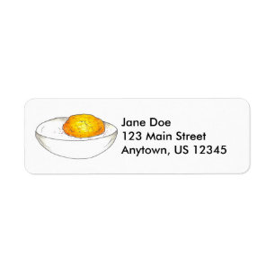 Devilg Egg Eggs Picnic Food Adressetiketters Returadress Etikett