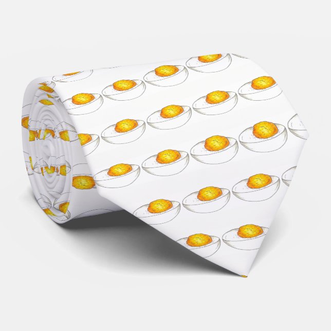 Devilg Egg Picnic Food Foodie Lunch Print Gult Slips (Rullad)