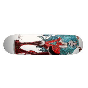 DevilGirl pinup Skateboard Bräda 21,5 Cm