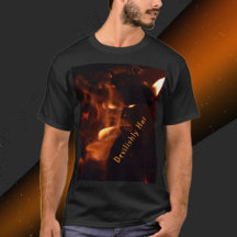 Devilish Burning Flames Photographic Anpassade