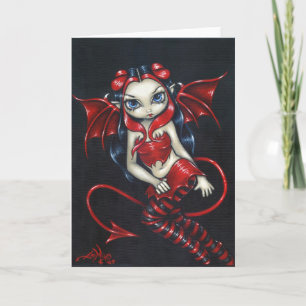 "Devilish Fairy"-gratulationskort Kort
