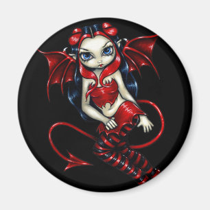 "Devilish felik" magnet