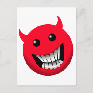 Devilish Smile Vykort