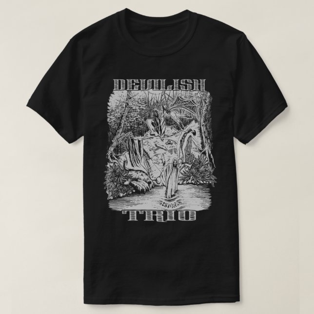 Devilish Trio Past Junts T Shirt (Design framsida)