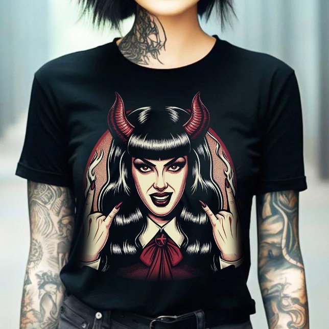 Devilish Woman T Shirt (Skapare uppladdad)