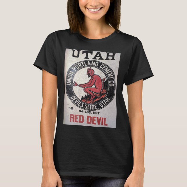Devils Slide Utah Cement Plant T Shirt (Framsida)