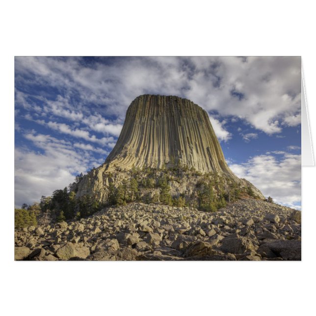 Devils Tower National Monument Hälsningskort (Framsidan Horizontal)