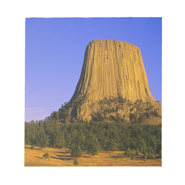 Devils Tower National Monument i Wyoming Anteckningsblock (Framsida)